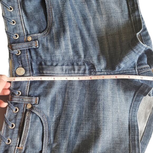Abercrombie & Fitch High Rise Short Lace Detail w/ Grommets Women's Size 2 - Picture 8 of 16